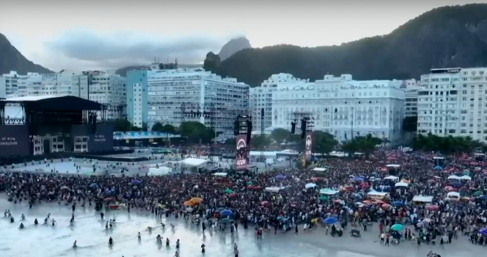 Концертът на американската певица Лейди Гага в Рио де Жанейро