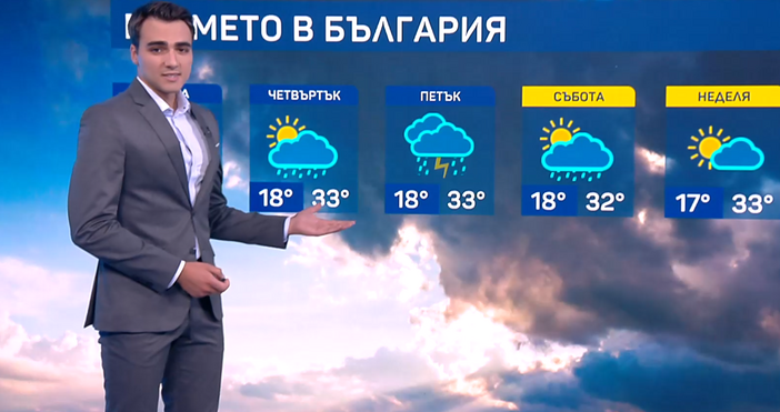 Стопкадри бТВСлънчево ще е времето и в сряда но следобед