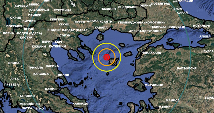 Земетресение с магнитуд 4 9 е регистрирано тази сутрин в 8 18