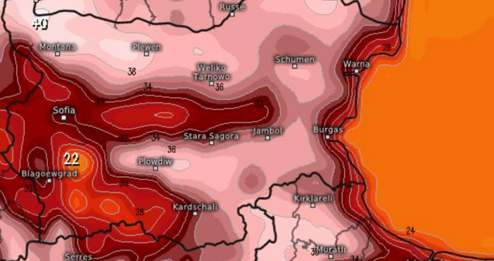 За страшни жеги предупреди Метео България За жалост прогнозите се промениха