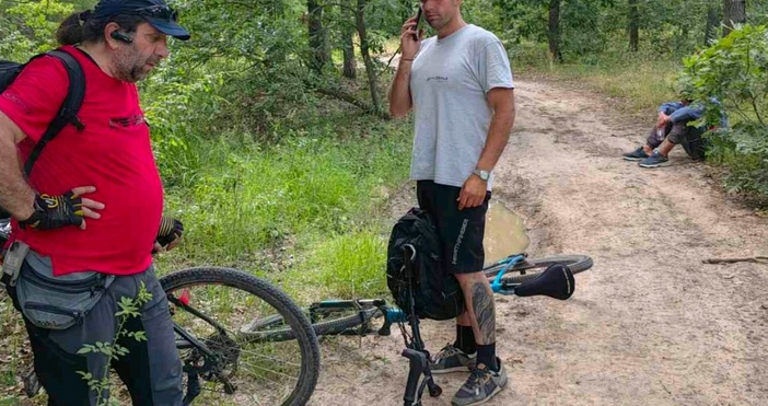 По време на туристически велоизлет в района на бившето поделение