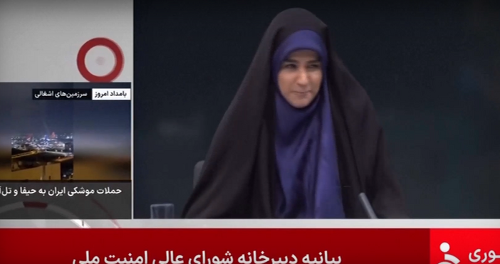 Кадри YoutubeИзраел е нанесъл удар по централата на иранското радио