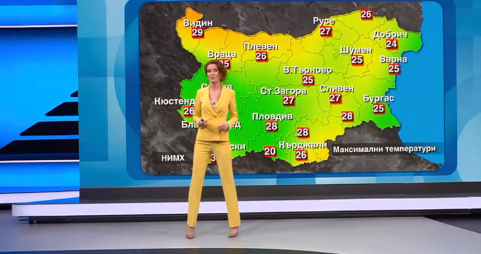 Мая Иванова Кадри Нова ТВПрез следващата работна седмица прогнозата е
