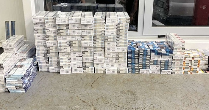 Общо 176 880 къса контрабандни цигари са задържани от митническите служители