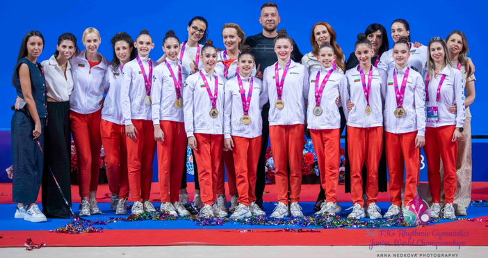 България спечели класирането по медали на световното първенство по художествена