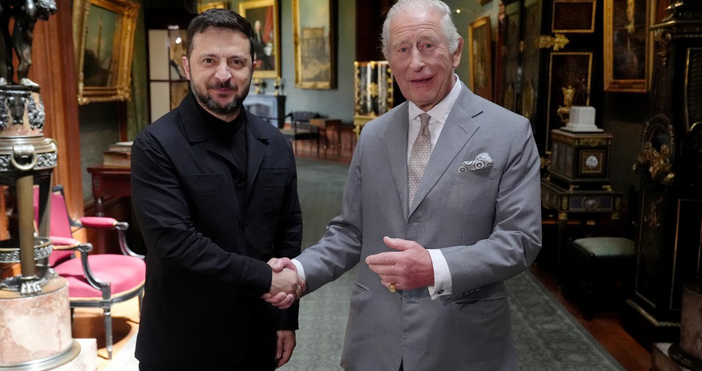 Кралят на Великобритания Чарлз Трети се срещна в замъка Уиндзор