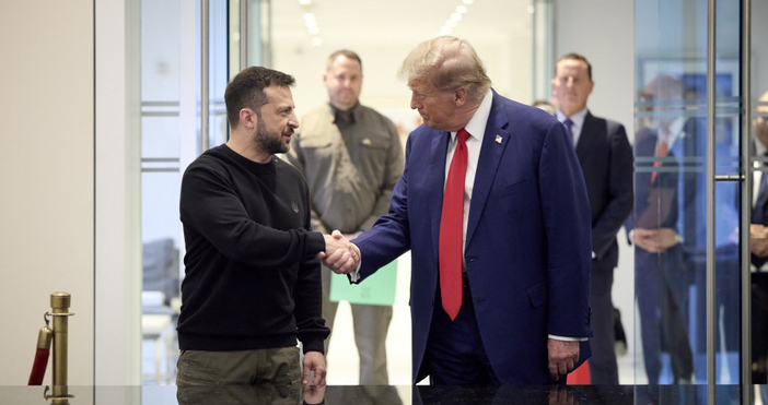 Американският президент Доналд Тръмп се срещна с украинския си колега