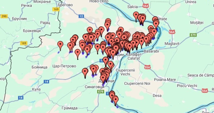 Почти цялата Видинска община е без електрозахранване съобщават в социалната