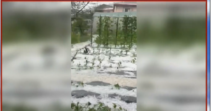 Градушка с размерите на орех удари благоевградската община Гърмен Има