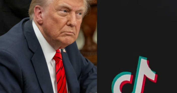 Колаж Белият дом Американският държавен глава привлече вниманието върху себе