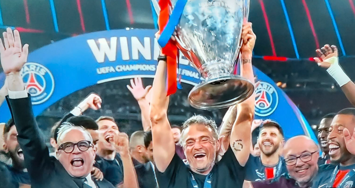 Старши треньорът на Пари Сен Жермен Луис Енрике ще се