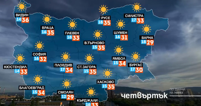 Мая Иванова Кадри Нова ТВПрез следващите няколко дни времето ще