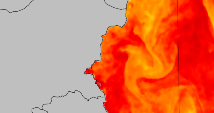 След исторически високите температури в Средиземно море където на места