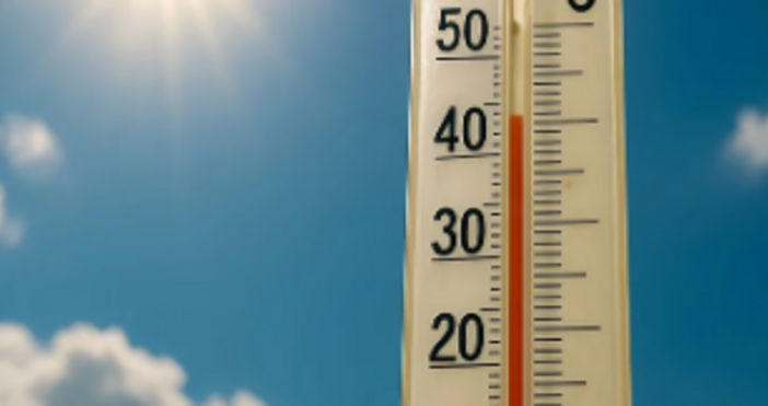 Максимална температура от 40 5 градуса на сянка е измерена към