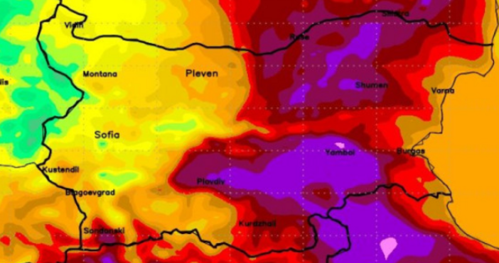 Очакват се ветрове със скорост до 100 км ч на 9