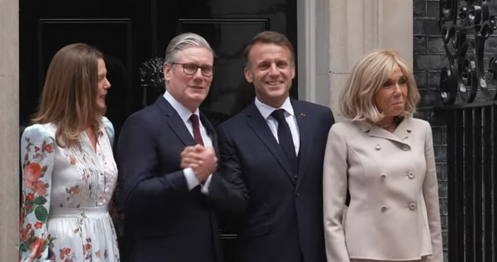 Британският премиер Киър Стармър и френският президент Еманюел Макрон обявиха