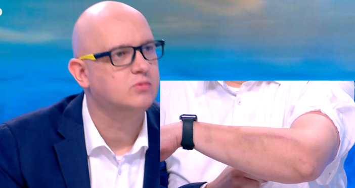 Вицепрезидентът на КНСБ Тодор Капитанов показа в студиото на bTV