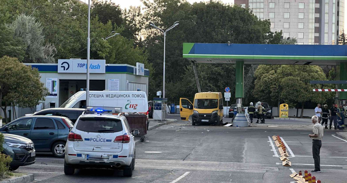 Двама души са пострадали след силния взрив на бензиностанция разположена
