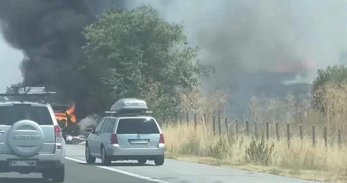 Временно се ограничава движението по автомагистрала Тракия при км 73