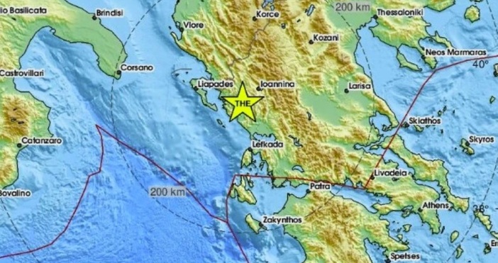 Земетресение с магнитуд 4 7 по скалата на Рихтер е регистрирано
