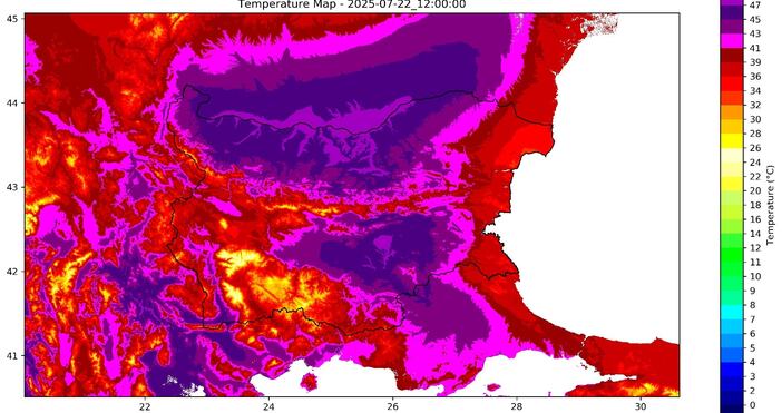 Метео Балканс предупреди за извънредни температури на почвата днес Очаквани температури