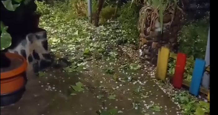 Изключително рядък феномен в България е имало вчера вечерта Нощна градушка