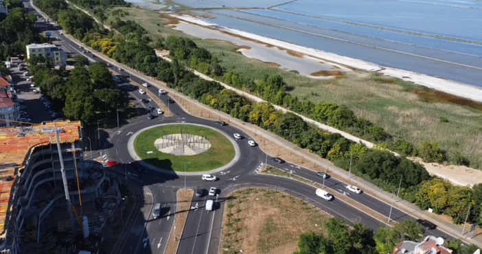 Прекрасна гледка показа Флагман Бургас отпуши един от най задъхващите се пътни