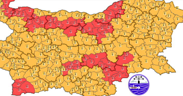 Предупреждение от последна степен за опасни горещини в събота издадоха