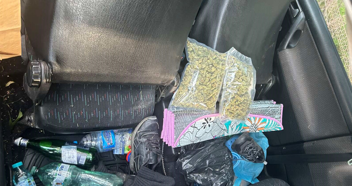 Снимки МВРНад 8 кг канабис са иззети при спецакция на