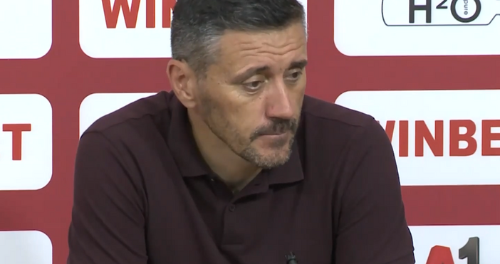 Наставникът на ЦСКА Душан Керкез бе много ядосан след домакинското равенство 1 1