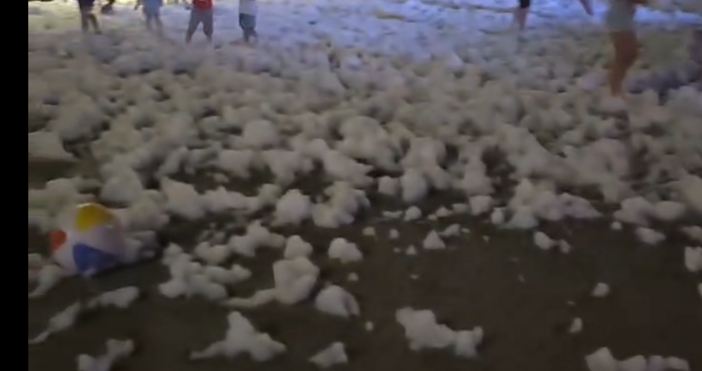 В центъра на Варна побеля За щастие не става въпрос за