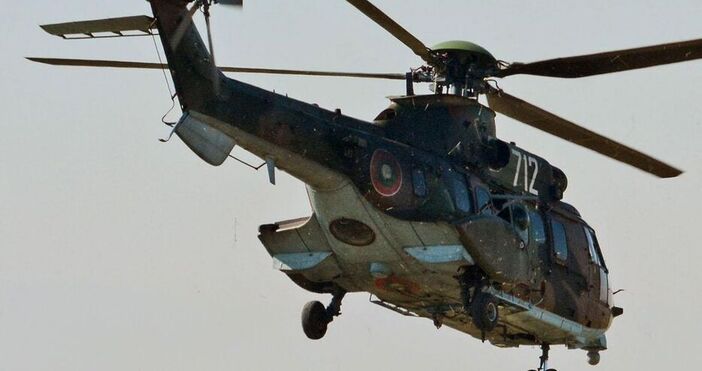 Екипаж на Военновъздушните сили от 24 авиационна база в Крумово