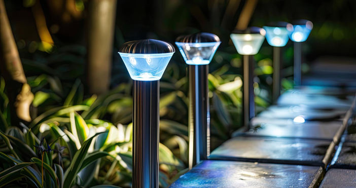 LED осветлението става все по популярно за градинските пространства LED лампите