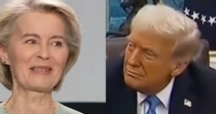 Колаж ЮтубДоналд Тръмп обяви че Съединените щати и Европейският съюз