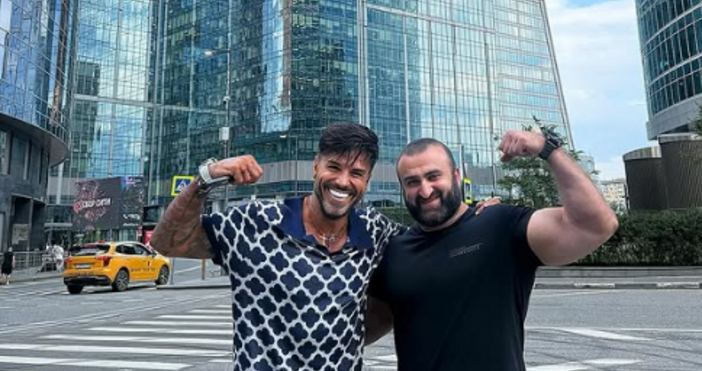 Благо е в МоскваБившата футболна звезда Благой Георгиев Джизъса публикува снимки