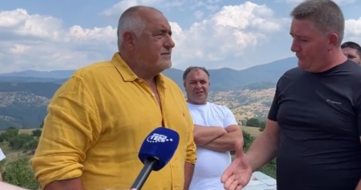 Лидерът на ГЕРБ Бойко Борисов е на посещение във велинградското