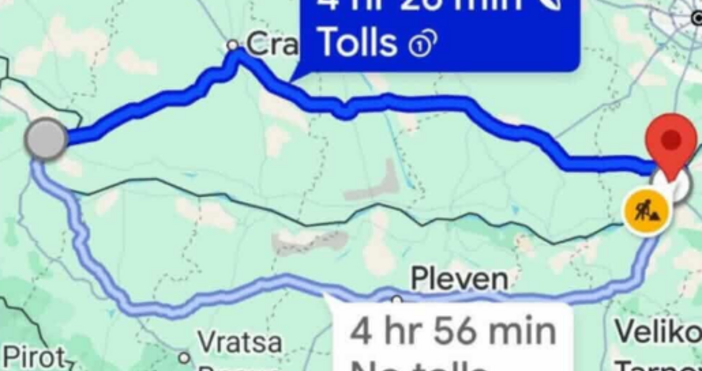 Изключително любопитни изчисления на Гугъл мапс След влизането в Шенген пътуването