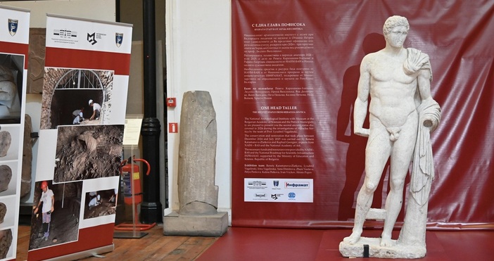 Втората статуя в човешки ръст, разкрита през сезон 2024 в