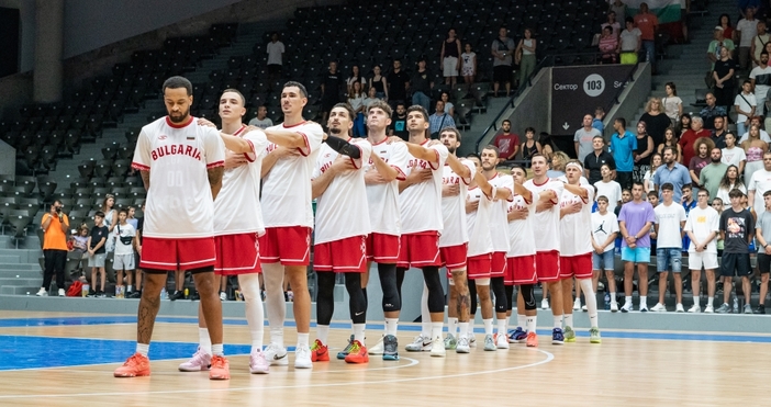 Националният отбор на България по баскетбол за мъже допусна поражение