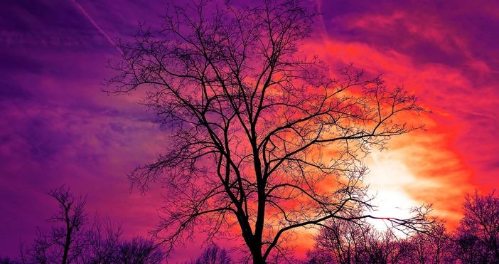 Любопитен природен феномен бе забелязан в редица населени места в