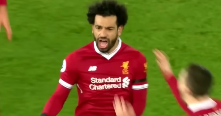 стоп кадър ЮтубЕгипетският нападател Мохамед Салах бе избран за рекорден