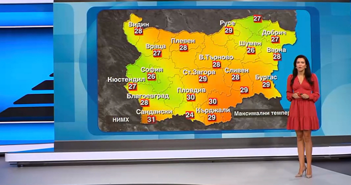 Мая Иванова Кадри Нова ТВПочивните дни ще бъдат сравнително прохладни