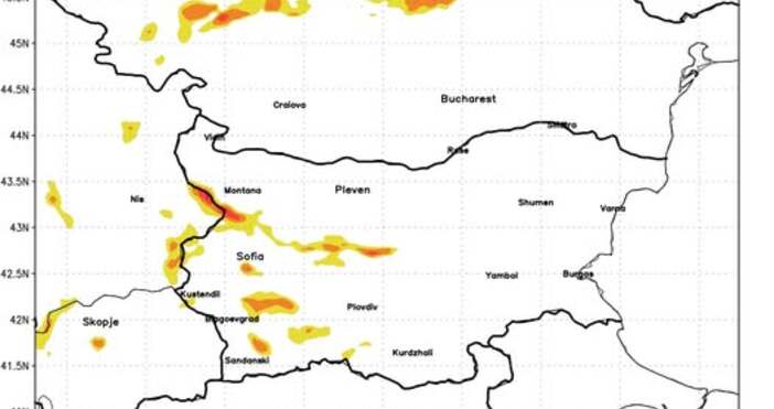 Ето къде реално се очакват слани според данни на SPM