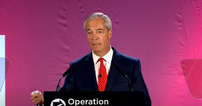 Лидерът на британската антимиграционна партия Реформирай Обединеното кралство РОК Найджъл