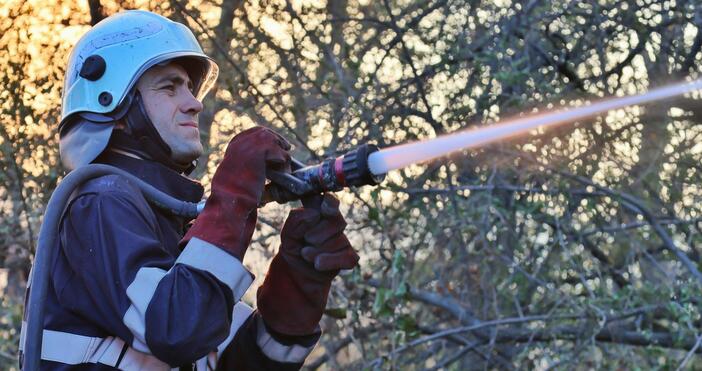 Пожарът в Национален парк Рила над симитлийското село Горно Осеново