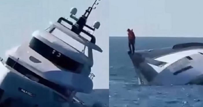 Новопостроена моторна яхта се потопи само 15 минути след спускането