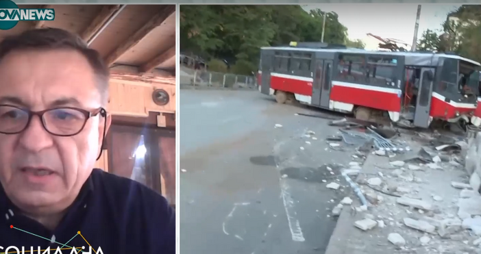 Трамвай излезе от релсите и се вряза в подлеза близо до Румънското