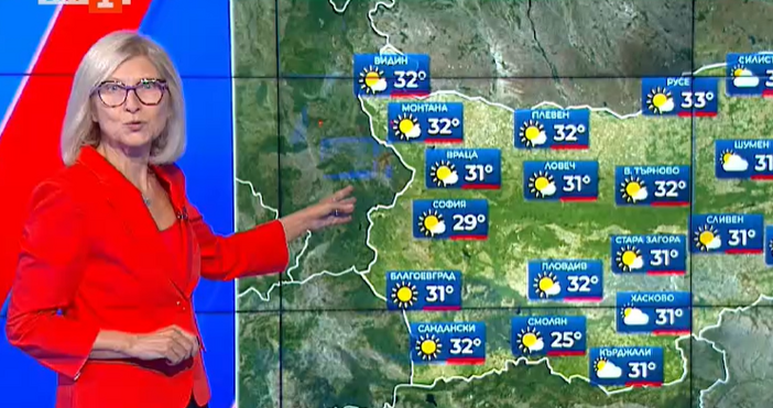 Стопкадър БНТИ в близките часове и през нощта над по голямата