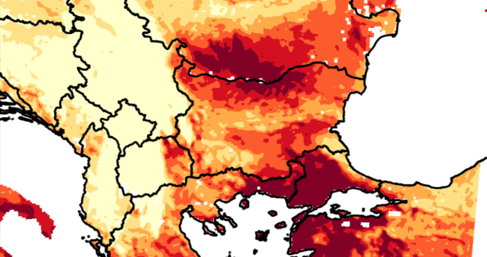 Карта Метео БалкансПрез периода 3 – 5 септември 2025 г