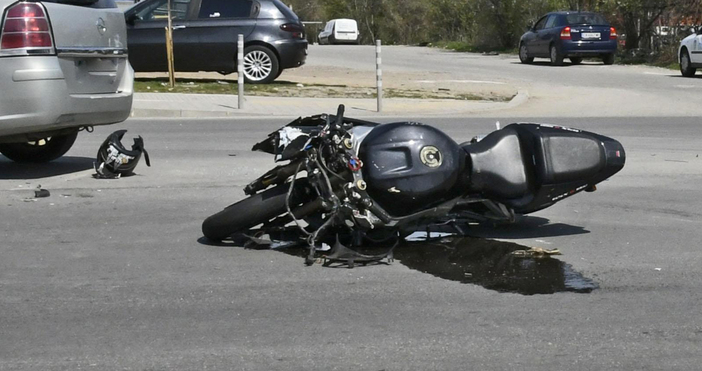 Мъж на 34 години е загиналият мотоциклетист във вчерашната катастрофа